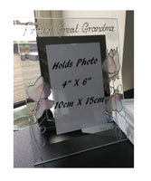 Proud Great Grandma Photo Frame: Portrait (Sweet Pea)