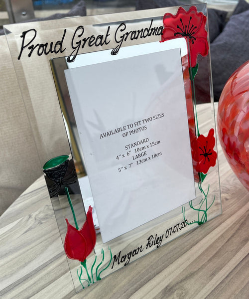 Proud Great Grandma Photo Frame: Portrait (Poppy)
