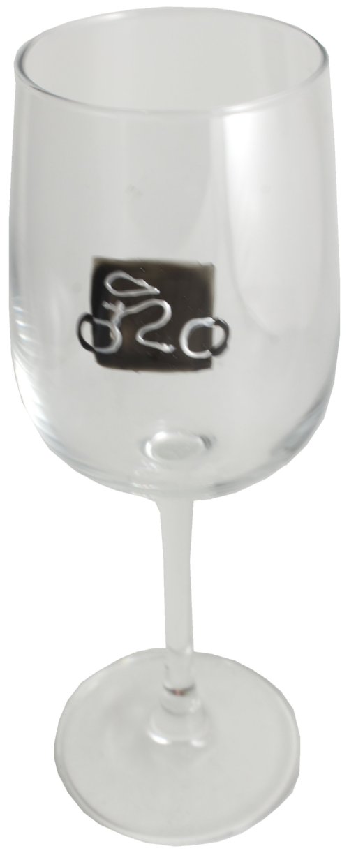 Cycling Design Gift Wine Glass: