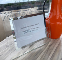 Maid of Honour Photo: Frame Landscape (Hearts)