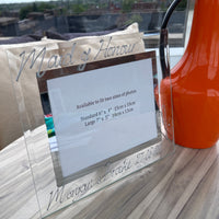 Maid of Honour Photo: Frame Landscape (Hearts)