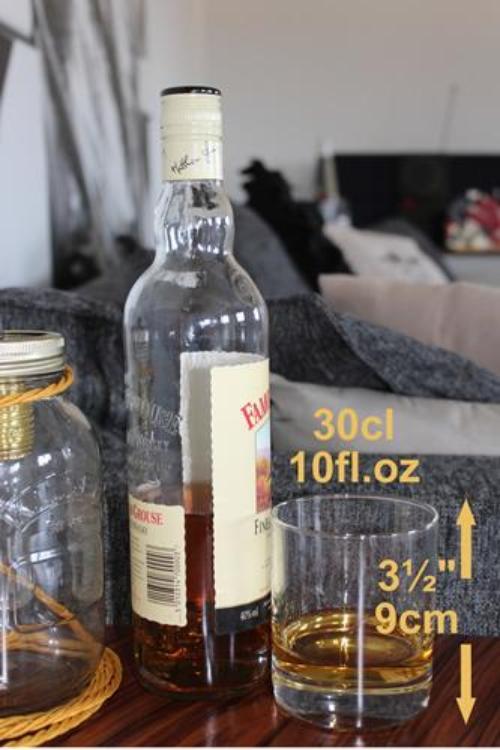 Personalised 85th Birthday Gift Whisky: Glass (Blk/Sil)