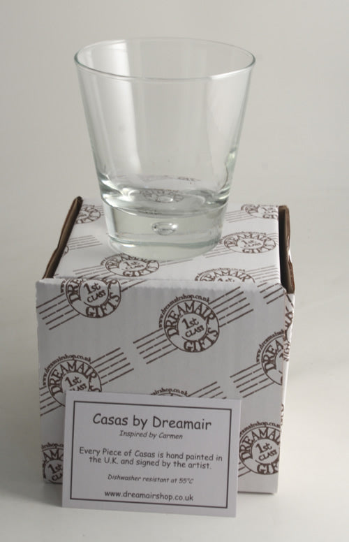 Personalised Wording Gift Whisky Glass: (Blue)