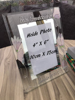 Baby Granddaughter Gift Picture Frame Portrait: (Sweet Pea)