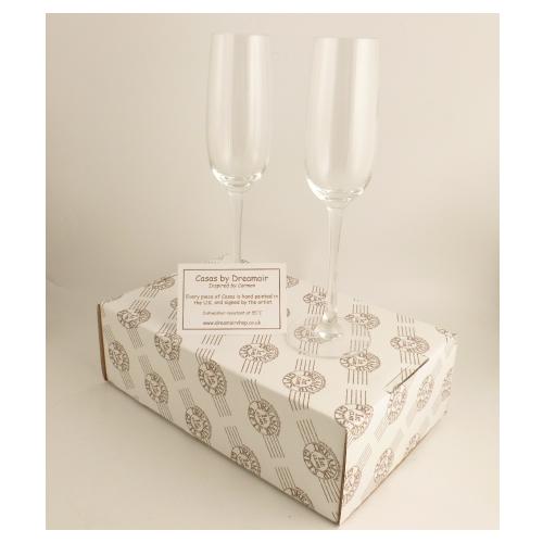 Champagne Glasses Box