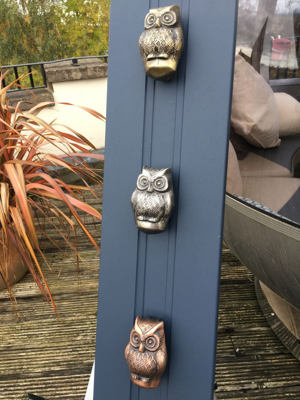 Baby Owl Door Knocker (Gunmetal Silver) SLIGHT SECOND £15.00
