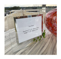 55th Wedding Anniversary Gift Photo: Frame Landscape (Flower)