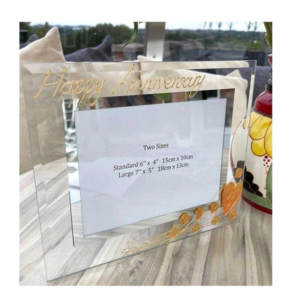 35th Wedding Anniversary Gift Photo: Frame Landscape (Flower)