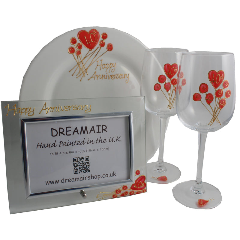 40th Wedding Anniversary Luxury Gift: Pack (Flower)