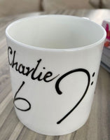 Music Fine Bone China Mug 1 pint