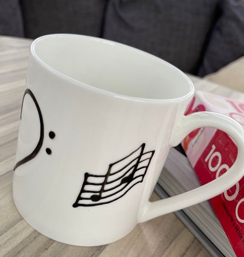 Music Fine Bone China Mug 1 pint