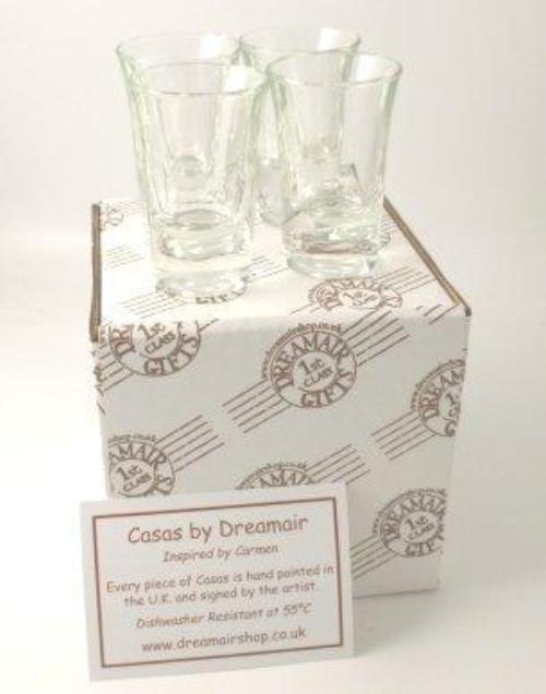 30th Birthday Gift Shot Glasses: (Set 4)
