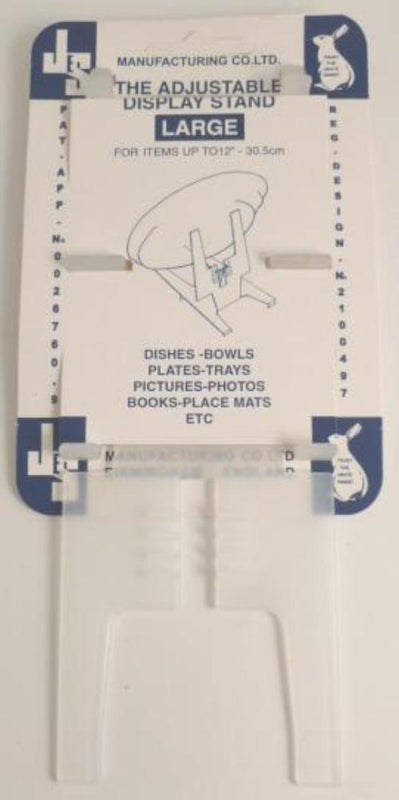 Free Standing plastic Plate Stand: